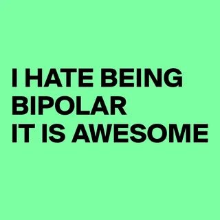 I hate being