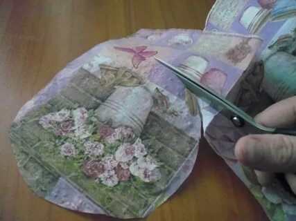 Декупаж пошагово с фото из салфеток