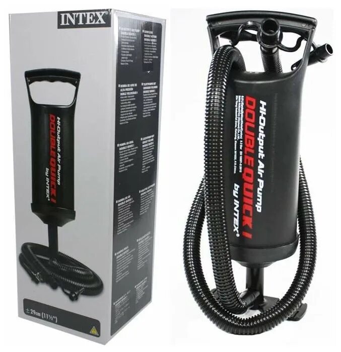 Насос интекс для матраса. Интекс 68612. насос intex ручной 29 см 68612. насос ручной intex 68612. насос ручной intex 68612 30 см.