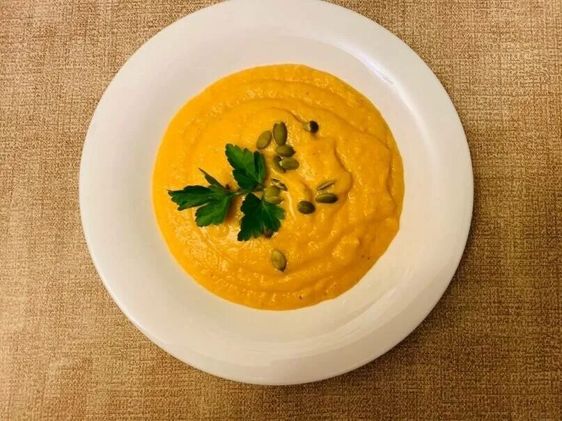 Тыквенное пюре с сыром