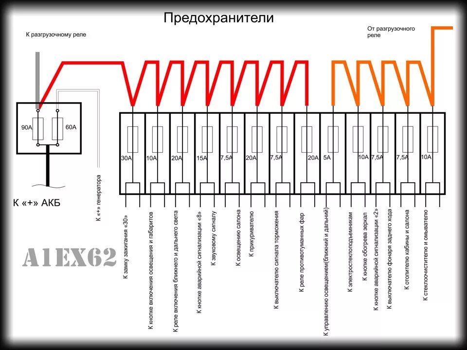Подключение предохранителя к проводу Подключение видеорегистратора и еще двух гаджетов к блоку предохранителей салона