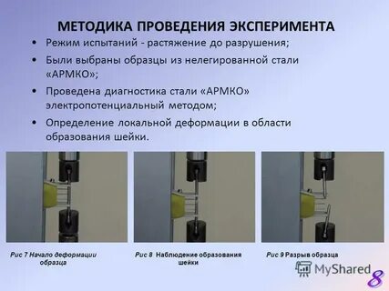 Опыт испытаний