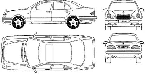 Чертеж mercedes