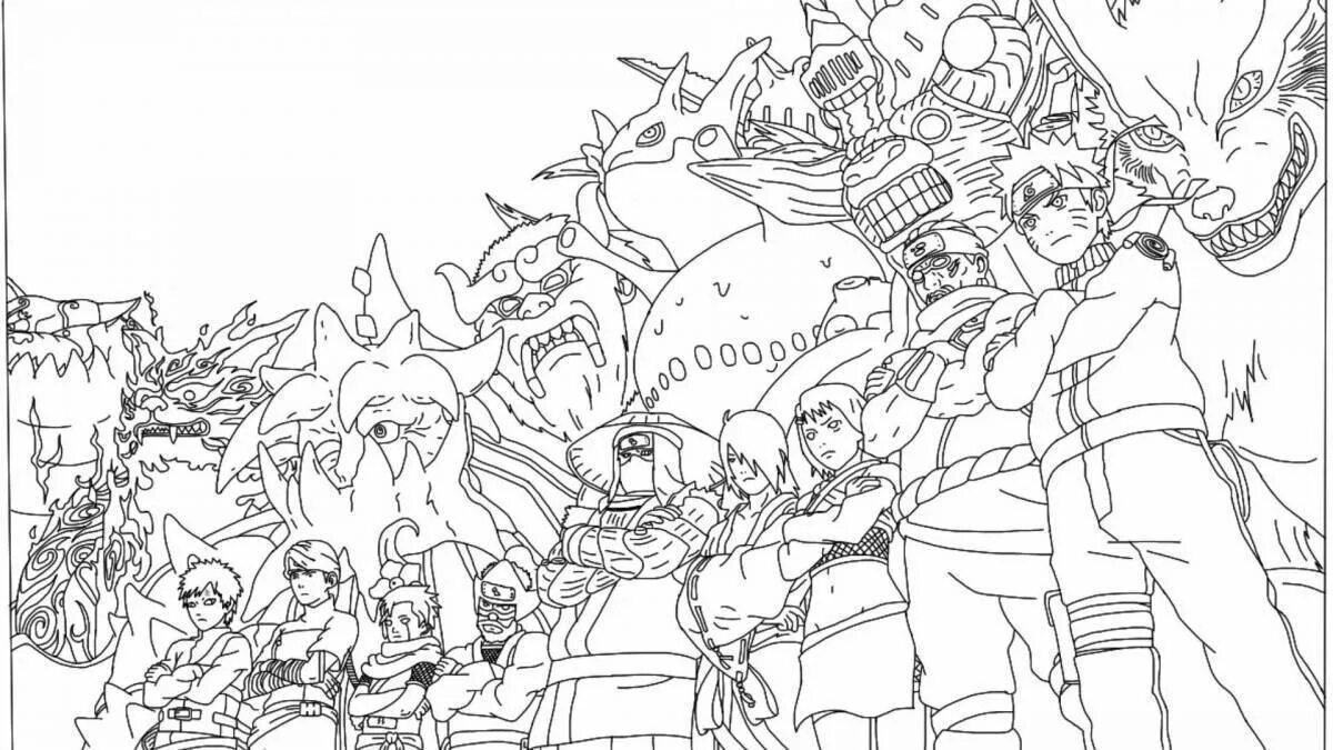 Раскраски Какаши Хатаке. Скачать и распечатать Desenhos para colorir naruto, Esb