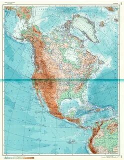 Северная америка атлас карта
