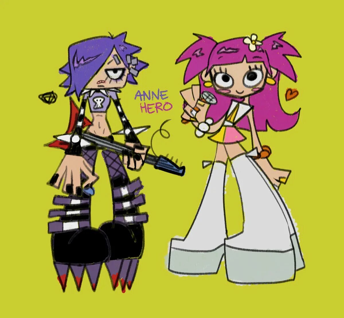 Hi Hi puffy AMIYUMI. Puffy AMIYUMI Darekaga. Хай хай работа