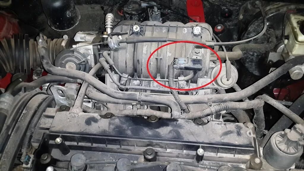 Замена датчика абсолютного давления воздуха Chevrolet Lacetti - Chevrolet Lacett