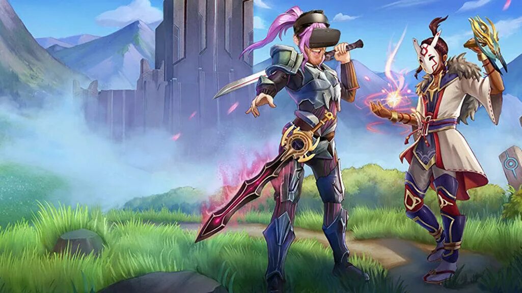 Нуб покоряет хардкорную vr mmorpg. Оповещение в вр мморпг. A township tale oculus. Zenith mmo. Хардкор игры.