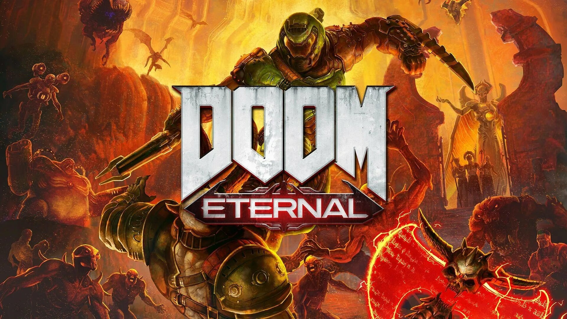 Длс этернал. Doom Eternal логотип. Doom картинки. Дум обложка.