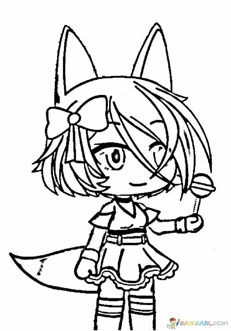 Gacha Life Coloring Pages. Unique Collection. Print for Free Páginas para colore
