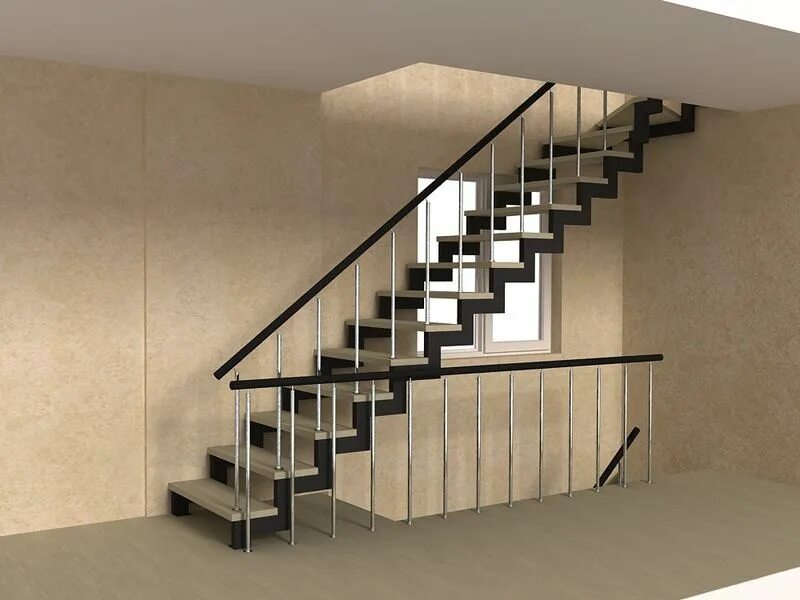 Профильная лестница на второй этаж. Лестницы металл двойной косоур. Лестница 1 косоур металл. Лестница на 2 косоурах лофт. Лестница на 2 этаж на косоурах.