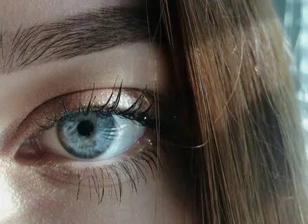 Bright blue eyes