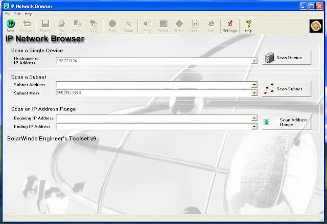 Ip браузера. Network browser. Добавляем MIB file в SOLARWINDS.