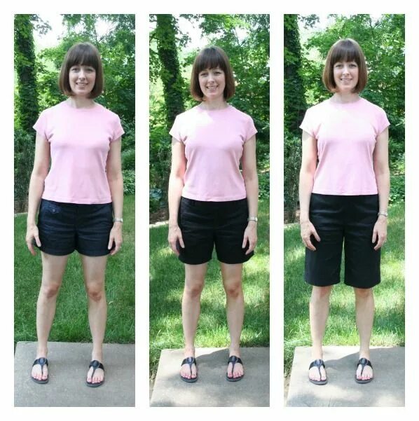 Short length. Shorts Inseam length. Length short