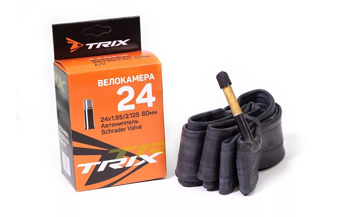 24 1 95. Велокамера 20" Trix (бутил) 20х1.95. Велокамера 26' Trix (бутил) 26х1,95-2,125 а/v-60 мм. Велокамера Trix 26"x1,95/2,125 av 48мм. Велокамера 24"x1.95/2.125.