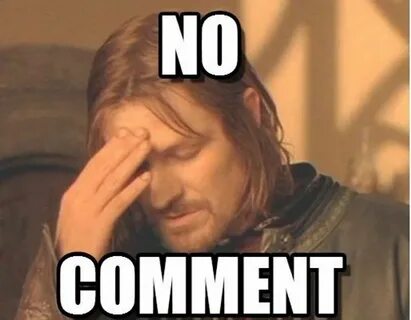 But comment