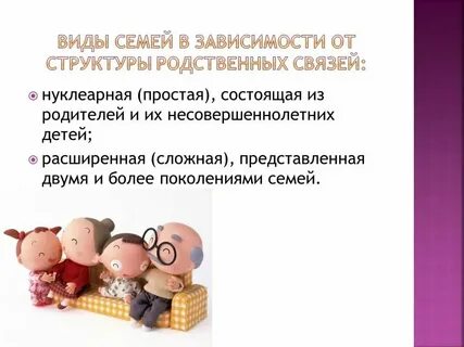 Нуклеарная семья это семья состоящая