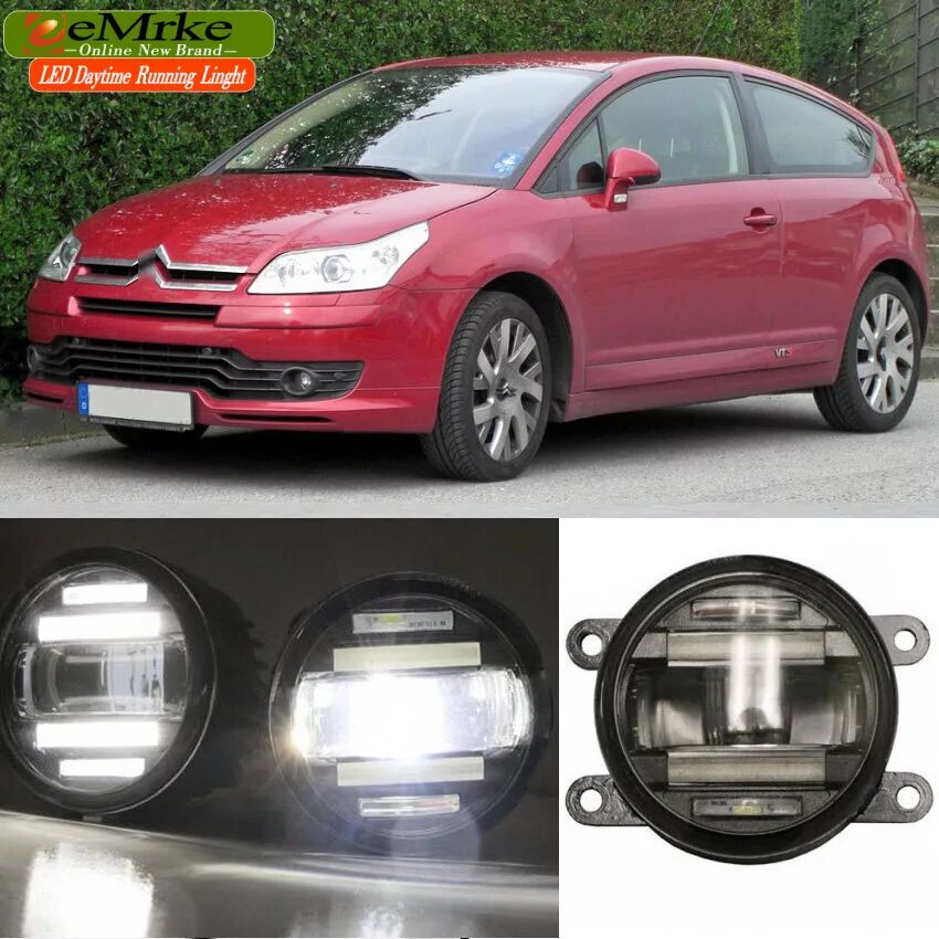 Светодиодные ПТФ Citroen c4. ПТФ Ситроен с4. Led туманки Ситроен c4. ПТФ Ситроен с4 купе. Противотуманные фары ситроен с4