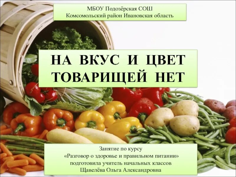 На вкус и цвет товарища нет. Разговор о правильном питании на вкус и цвет товарищей нет. На вкус и цвет товарища нет разговор о правильном питании презентация.