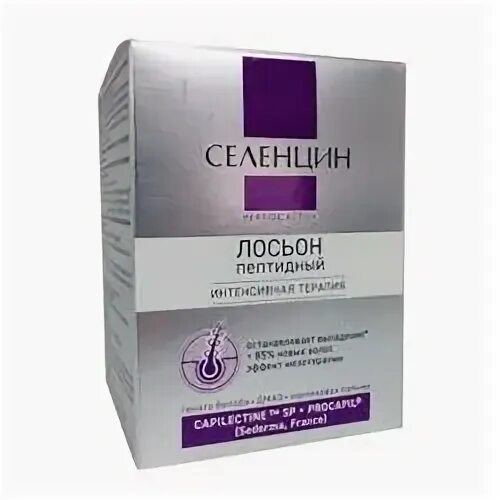Пептидный лосьон селенцин для густоты волос