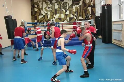 В спортивной школе открылась секция бокса разбор