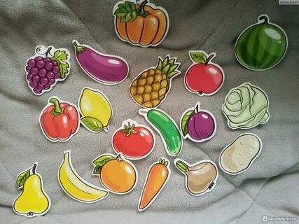 Игра на липучках фрукты и овощи