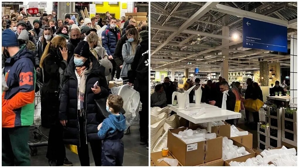 Последний день ikea. Ажиотаж в магазинах икеа. Икеа толпа. Люди в магазине фото. Что случилось с икеей