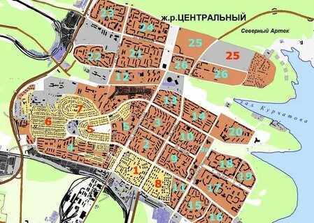 Братск центр карта