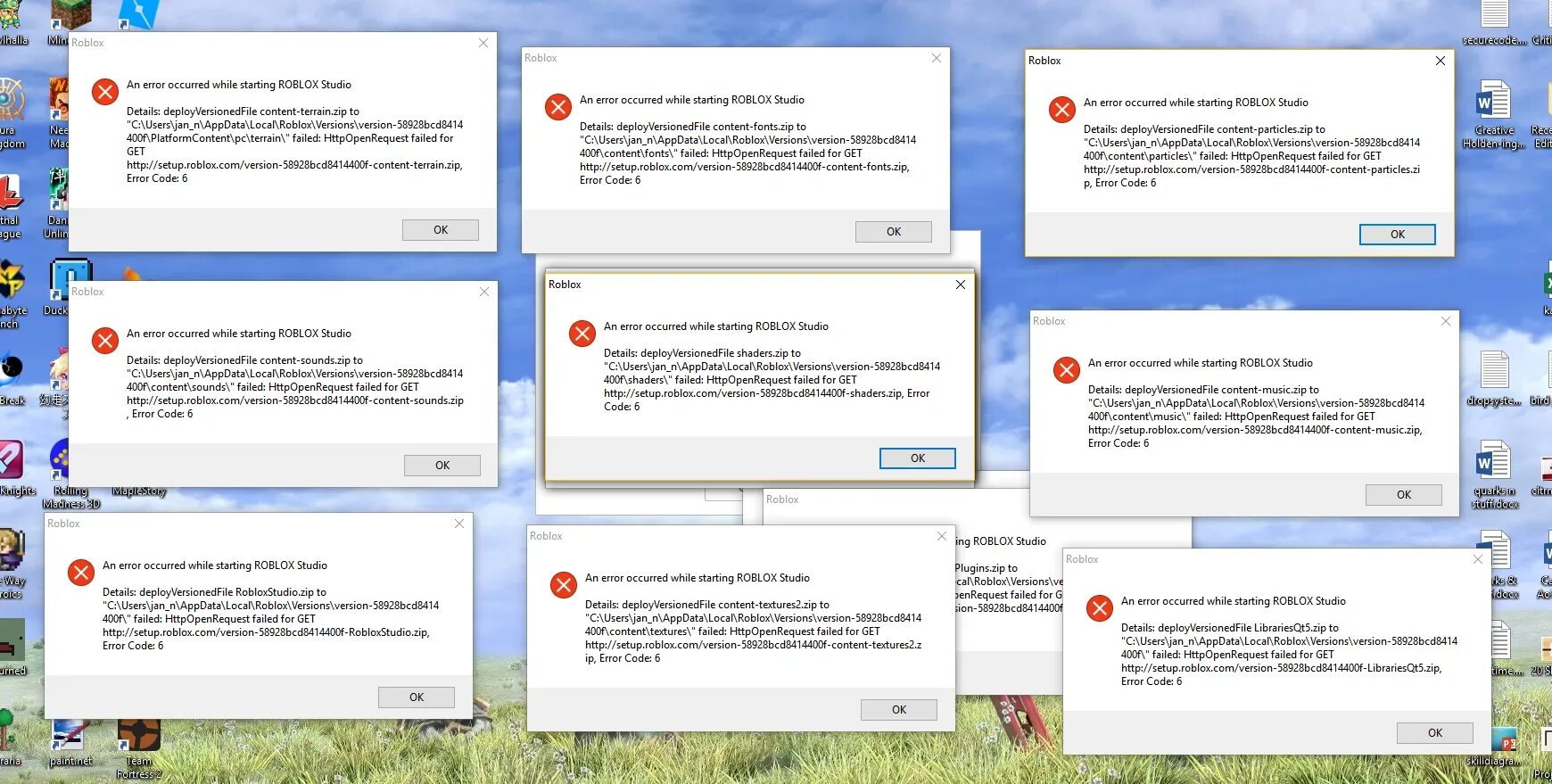 Опасные ошибки в роблоксе. Ошибка РОБЛОКС студио. Roblox Studio ошибка. Ошибка — an Error occurred while starting Roblox. Ошибка РОБЛОКС an Error occurred while starting Roblox.