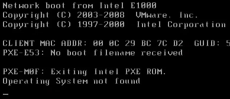 Device not found