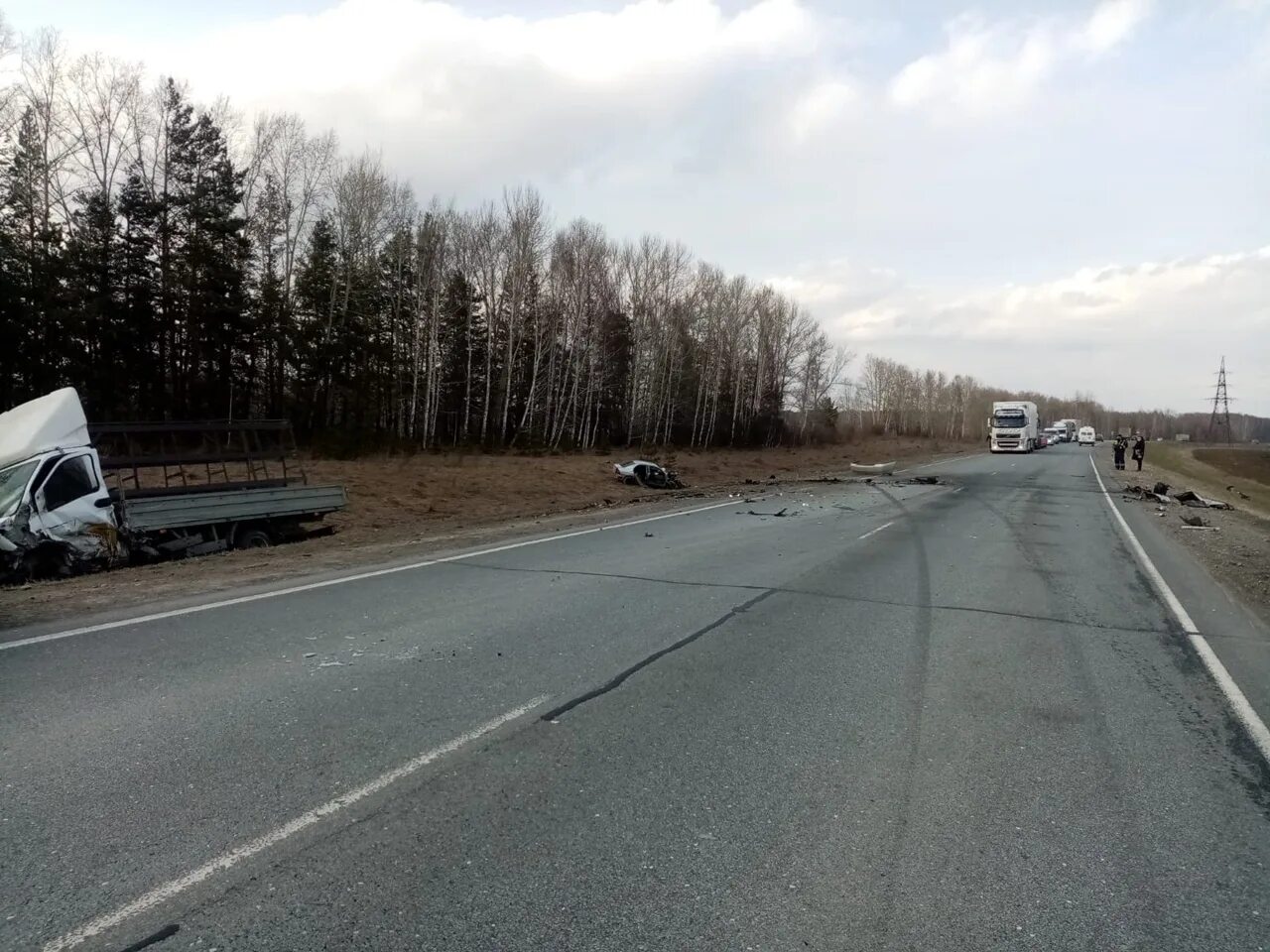 25 апреля 24 года. Авария в Мошковском районе Новосибирской области.