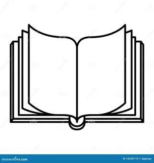 Раскрытая книга вектор