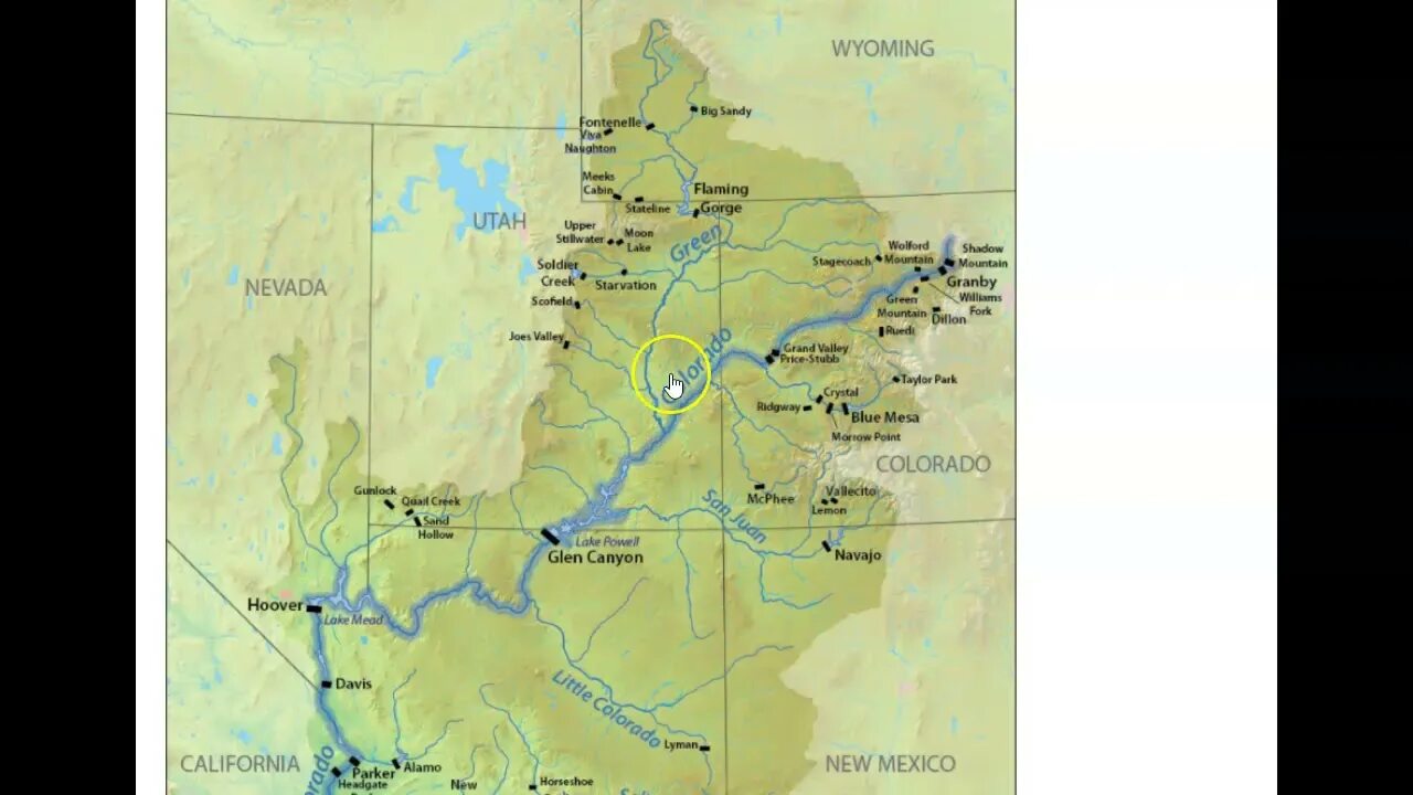 Устье реки Колорадо на карте. Исток реки Колорадо на карте. Река Колорадо Исток и Устье на карте. Бассейн реки Колорадо. Направление реки колорадо