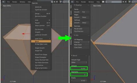 Blender bevel