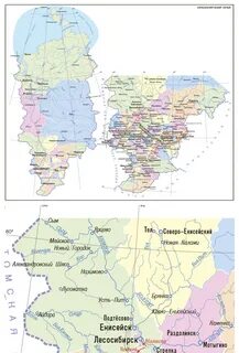 Карта красноярского края 2023