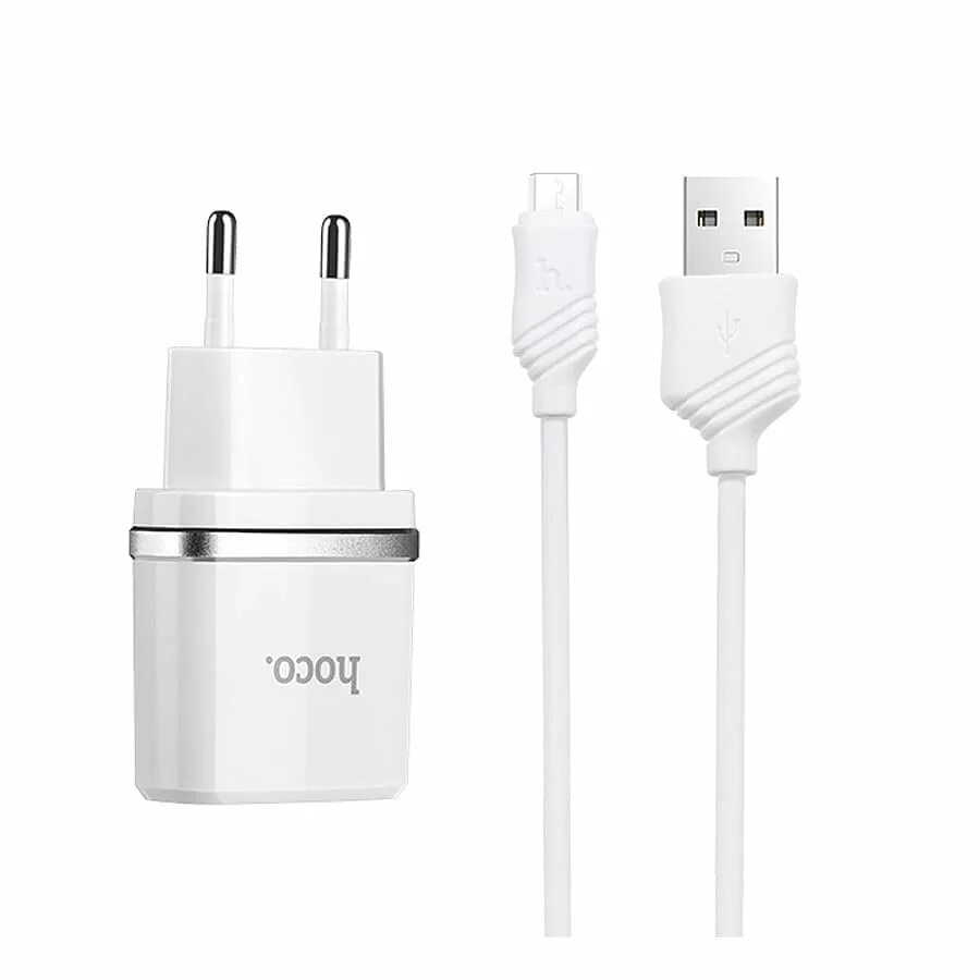 Сетевое зарядное устройство Hoco c11. СЗУ Hoco c12. СЗУ Hoco c11, 1usb, 1a + MICROUSB 1м, белый 1/10/100. Сетевое зарядное устройство USB 1a Hoco c11 (кабель MICROUSB). Устройство сзу