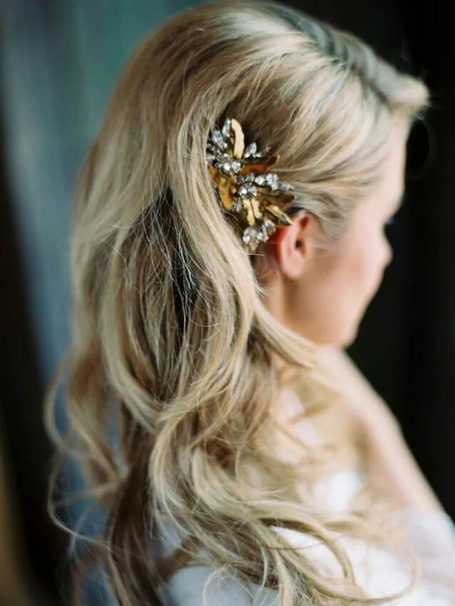 Pim Pearl Barrette from @BHLDN Hair accessories, Hair scarf styles, Braided hair