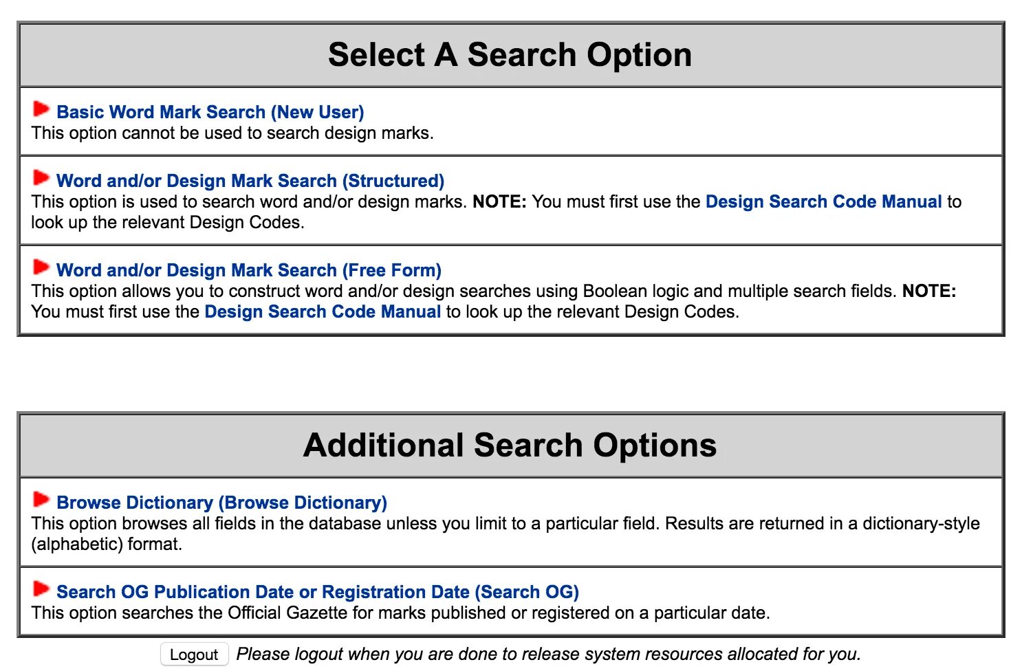 Search trademark. Search System. Registration Date. Us Design trademark search. Reported search