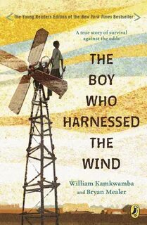 The boy harnessed the wind