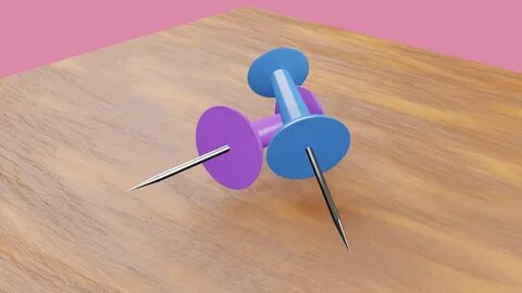 Pin 3D Model. 