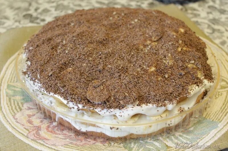 Рецепт торта из бананов и сметаны