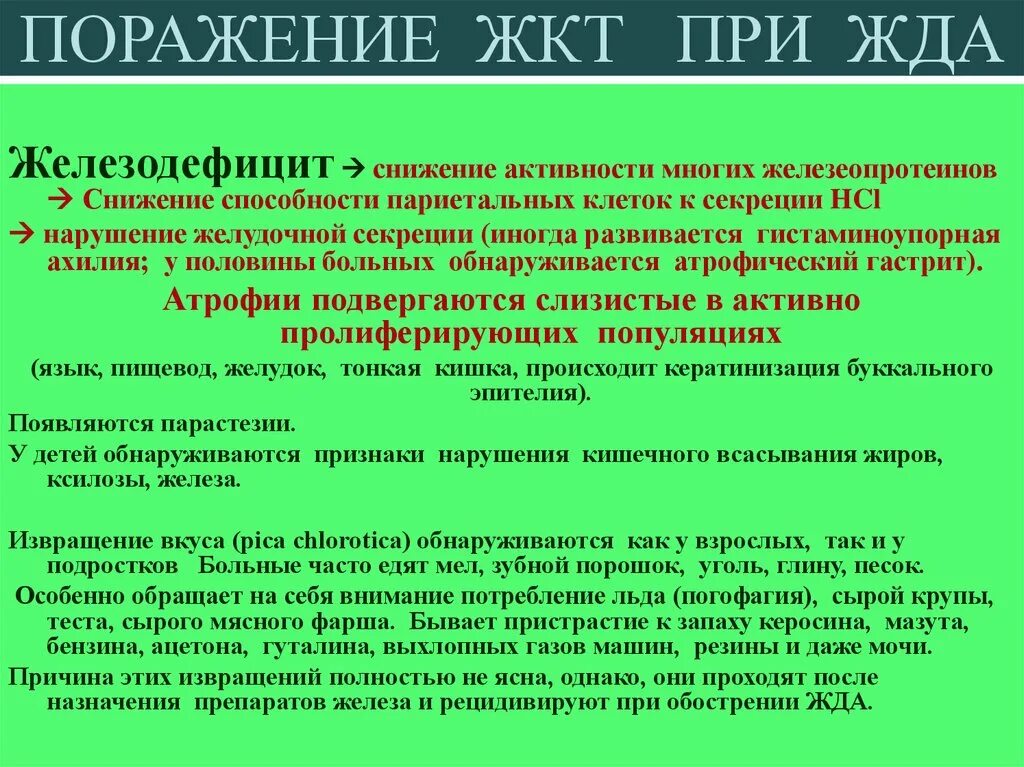 Железодефицитная анемия наблюдается при. Изменения в ЖКТ при железодефицитной анемии. ЖКТ при железодефицитная анемия. Поражение органов ЖКТ при железодефицитной анемии.