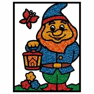 Аппликация гном