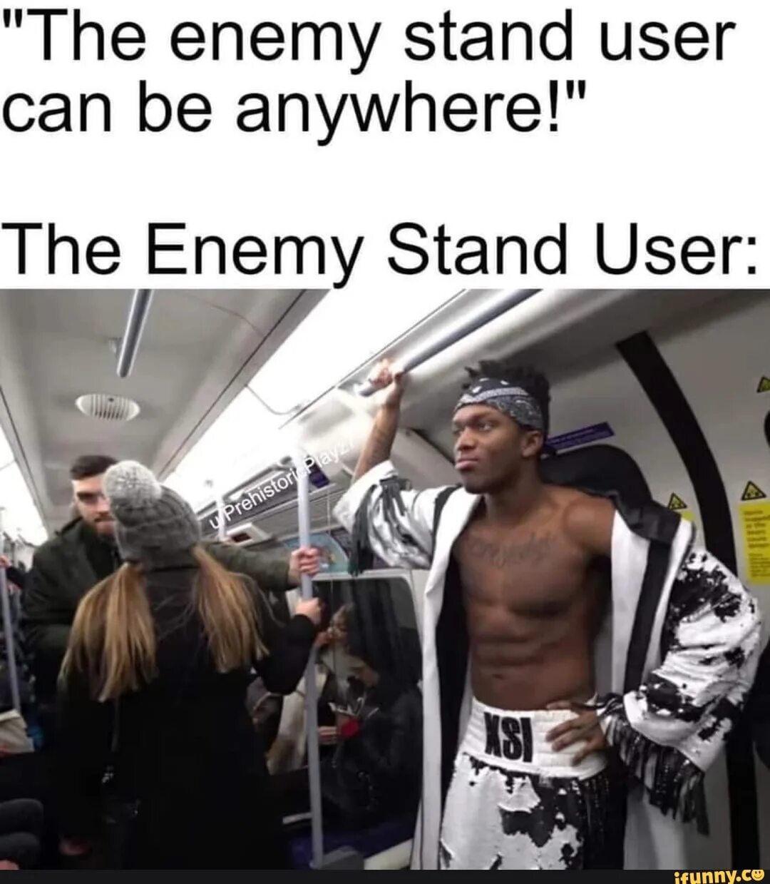 Can t get user. Enemy stand user. стенд юзер мемы. jojo enemy stand user meme.