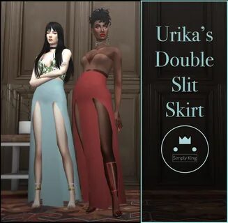 Slit, Side Slit Dress, Slit Skirt, The Sims 4 Download, Sims Comm...