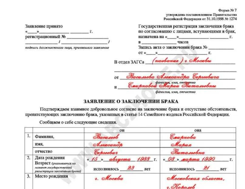 Как быстро расписывают в загсе