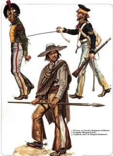 American mexican war uniforms