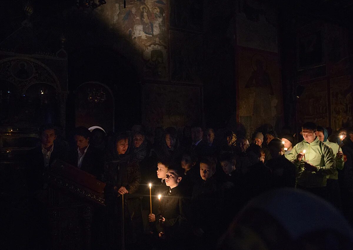 Чтение Великого канона в монастыре. Проповедь на повечерии среда. Первая седмица Великого поста 2024. Проповедь в первую неделю великого поста