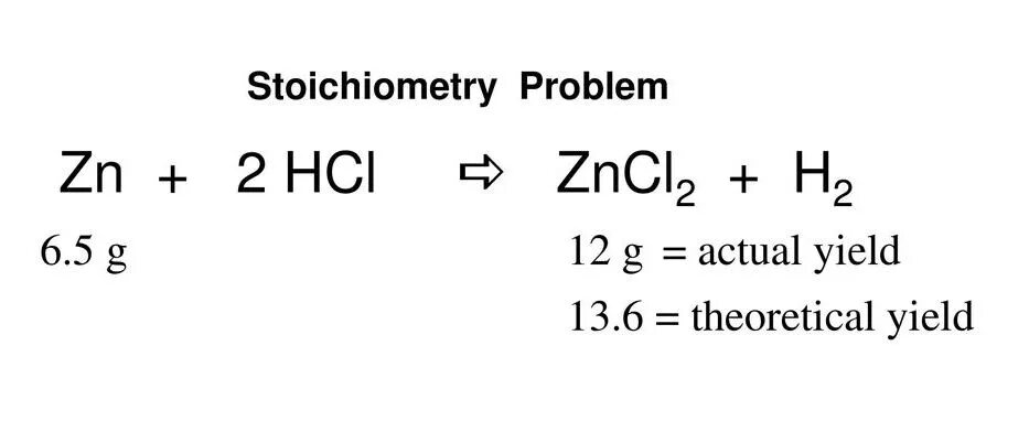 6 zn hcl