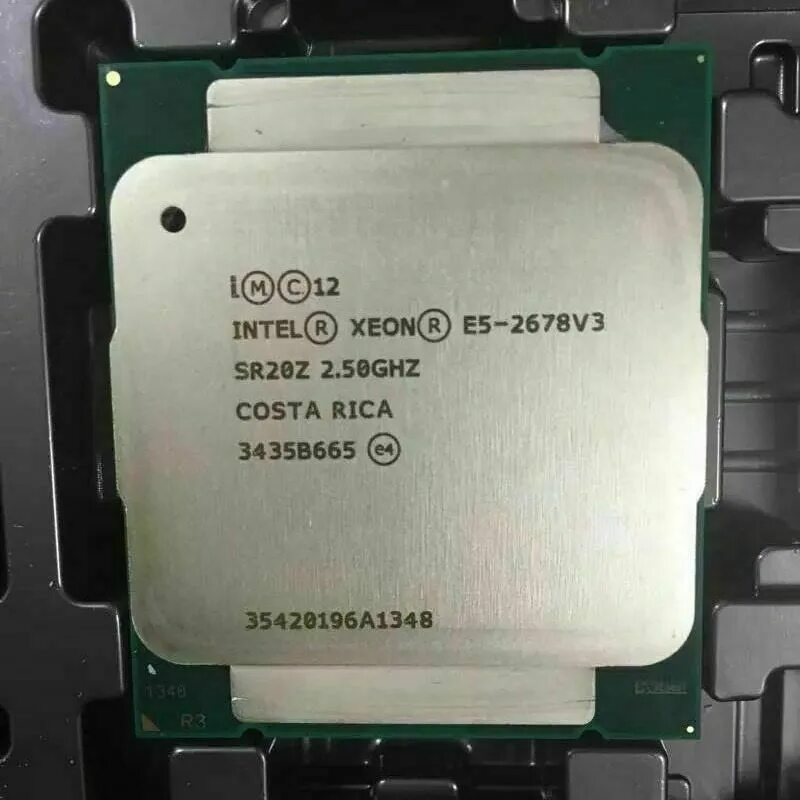 Сборка xeon e5. Xeon e52678. Xeon 2678v3. Intel Xeon 2678 v3. Процессор Интел е5 2678 v3.